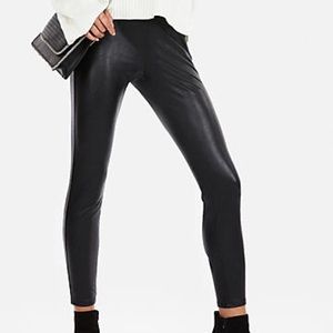 NEVER WORN High waisted (minus) leather leggings